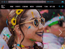 Tablet Screenshot of lifeincolor.com